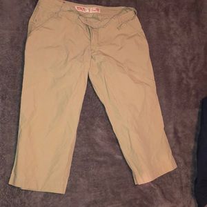Women's Khaki. Crop.